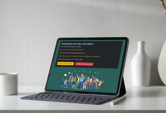 illustration d'application web