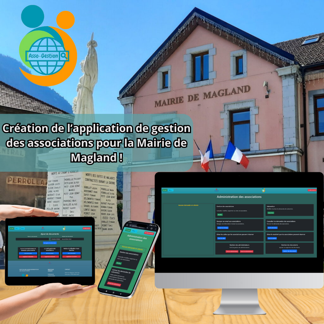Réalisation application gestion associative
